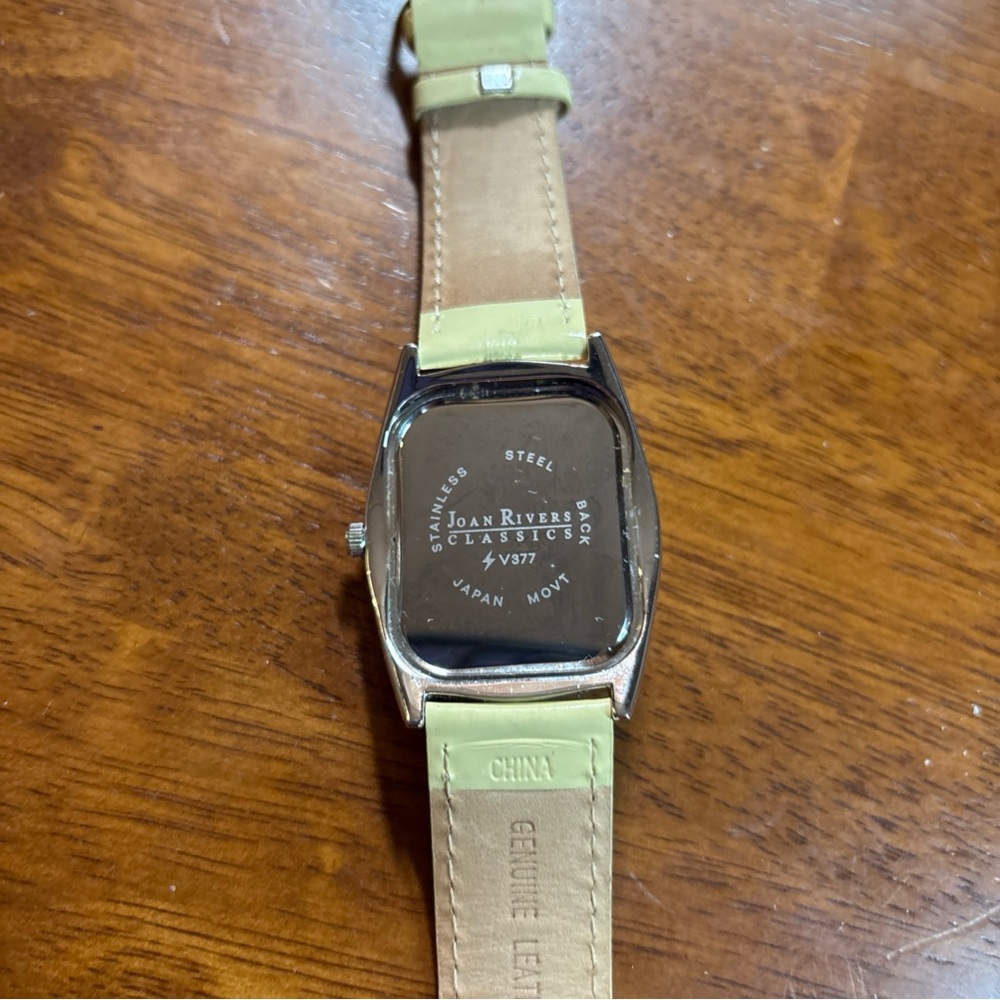 Joan Rivers Watch Egg Shell Leather - image 7